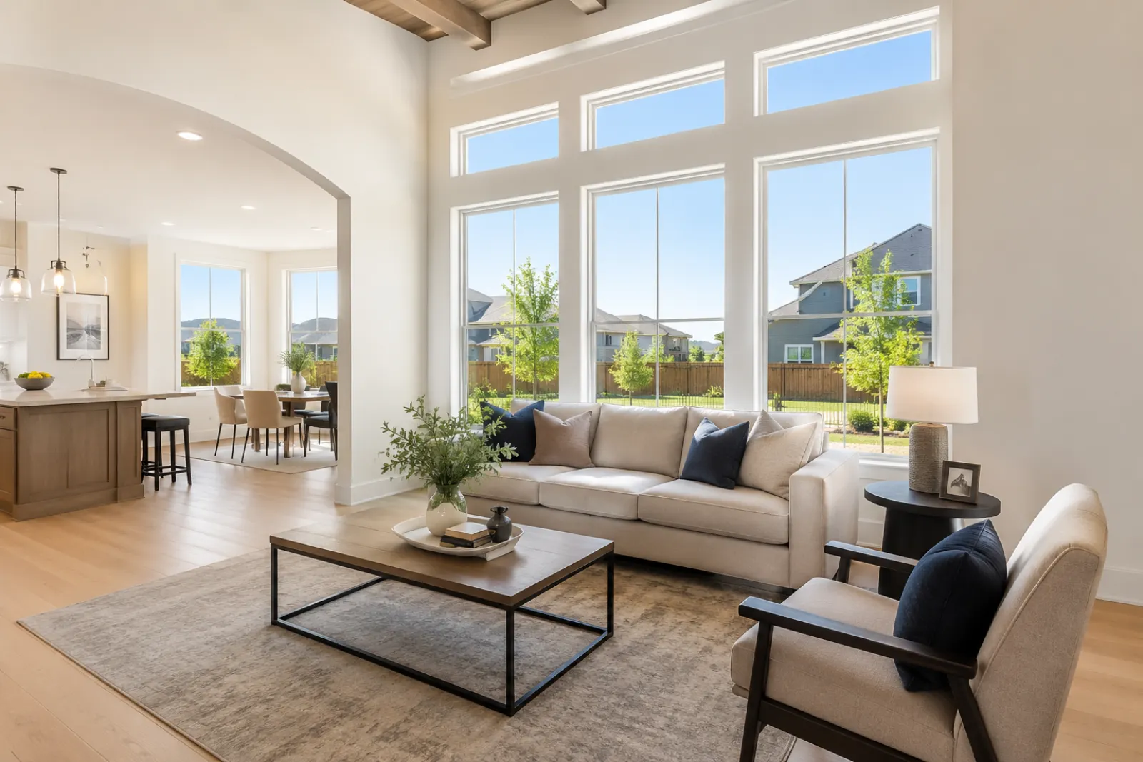 A Colorado home with new energy-efficient replacement windows